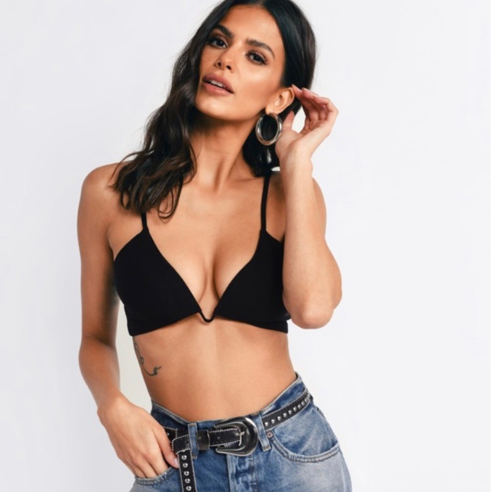 TOBI crop top underwire bralette Small